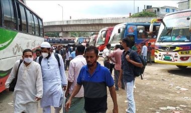 Police have stopped more than 100 Dhaka-bound buses in Sirajganj